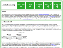 Tablet Screenshot of lookahead.org